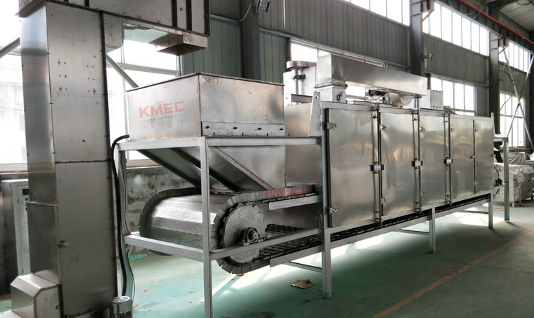 Nut roaster production line