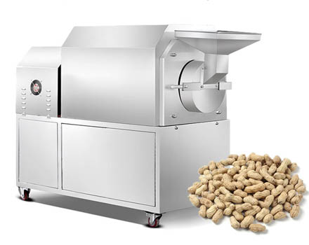 stainless steel peanut roaster machine