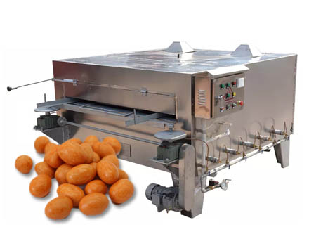 Roasted peanut swing oven, flour-coated swing peanut roaster machine