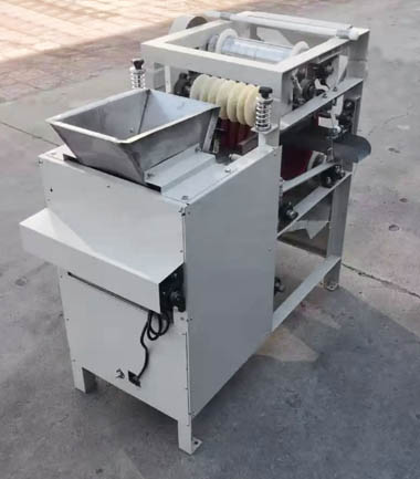 Wet type peanut peeling machine