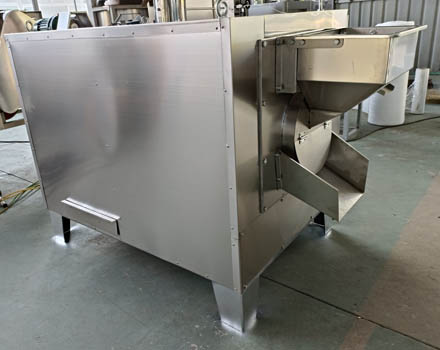 Drum rotary peanut roasting machine