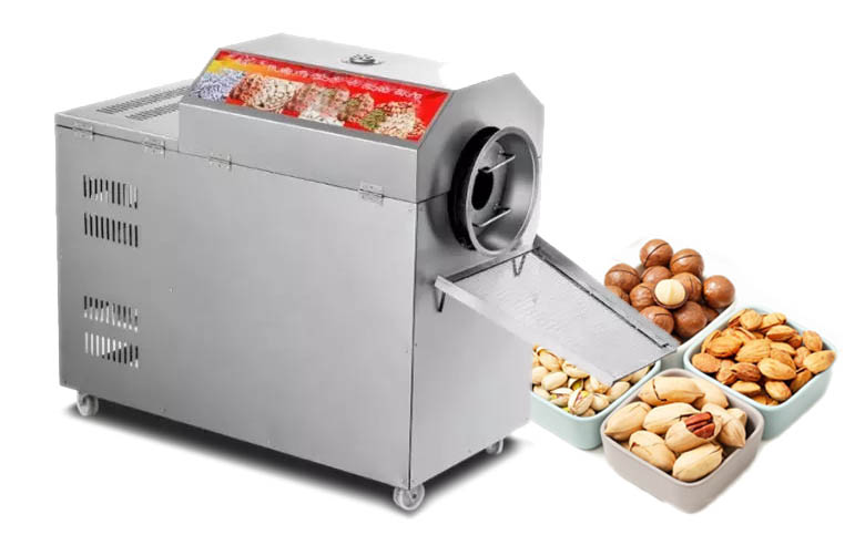 Nut roasting machine