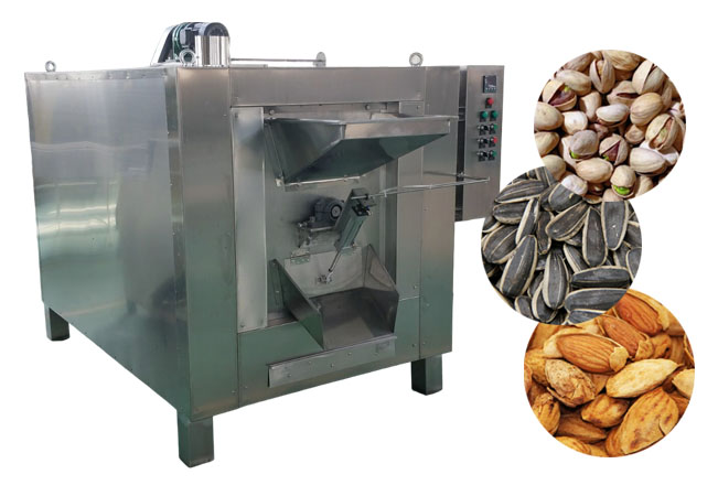 How can nut roaster machine achieve high yield