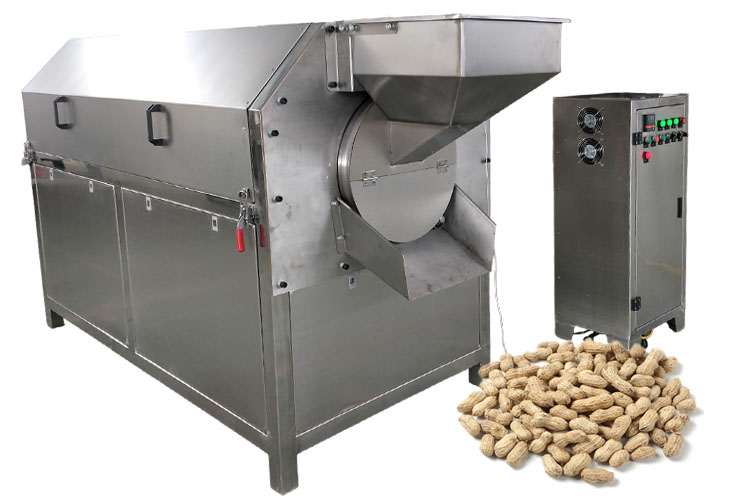 Peanut roasting machine