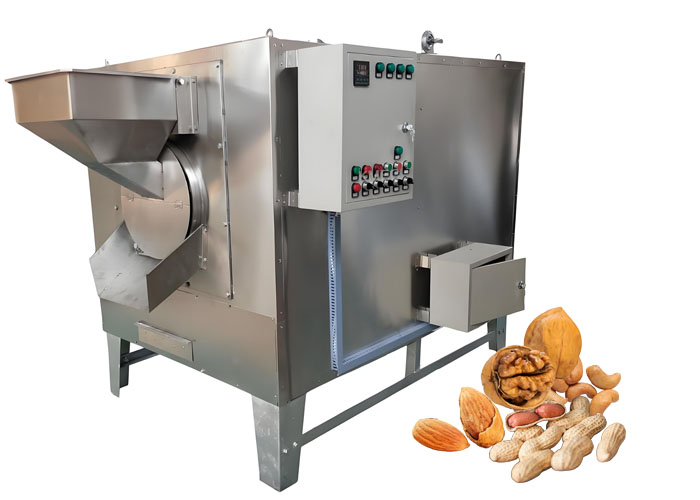 Why can roaster machine roast different nuts?